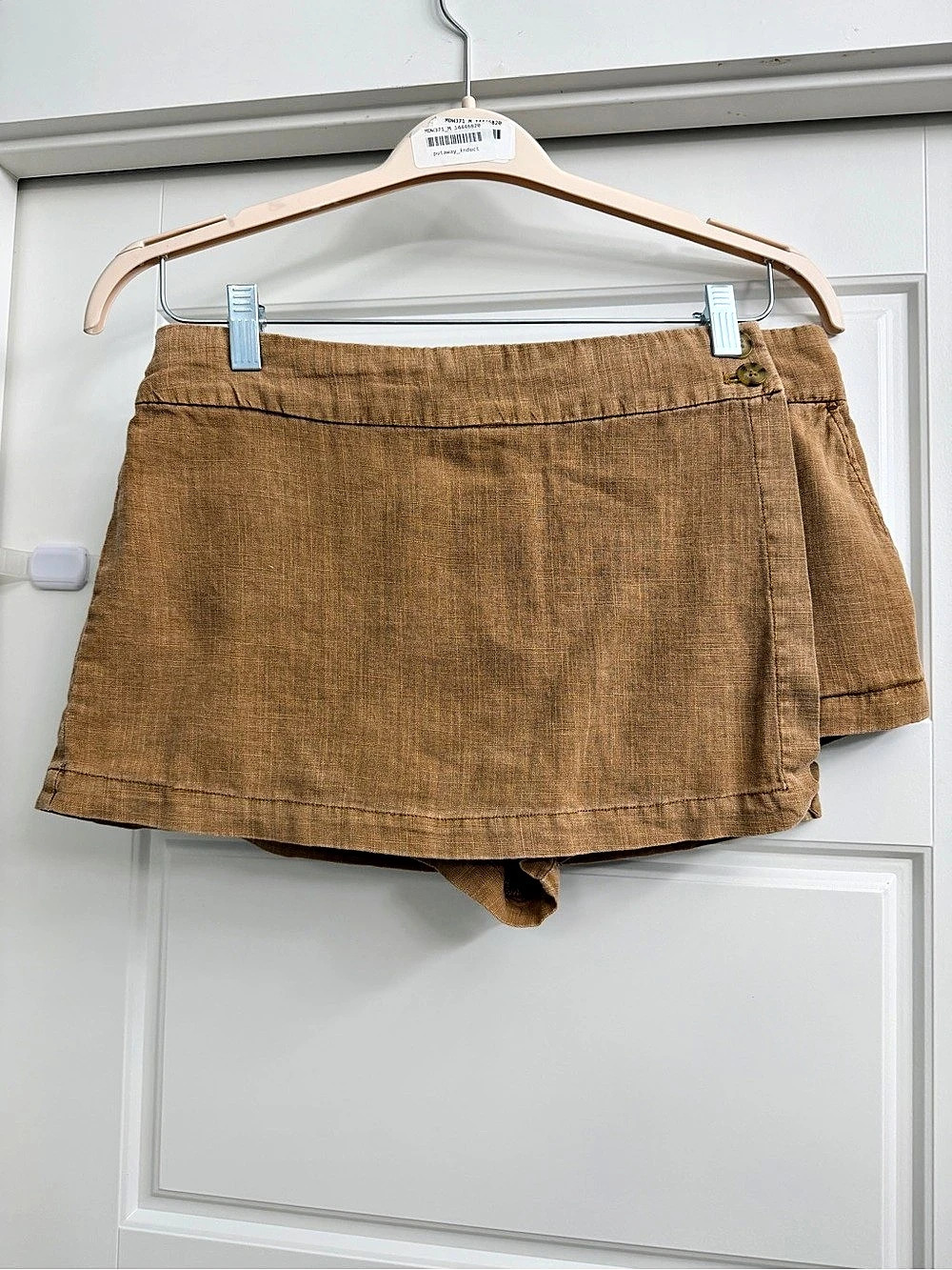 Free People My Little Micro Mini Skort Brown Size 10